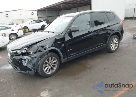 2017 BMW X3 Sdrive28I z USA, uszkodzony, nr VIN 5UXWZ7C38H0V90134